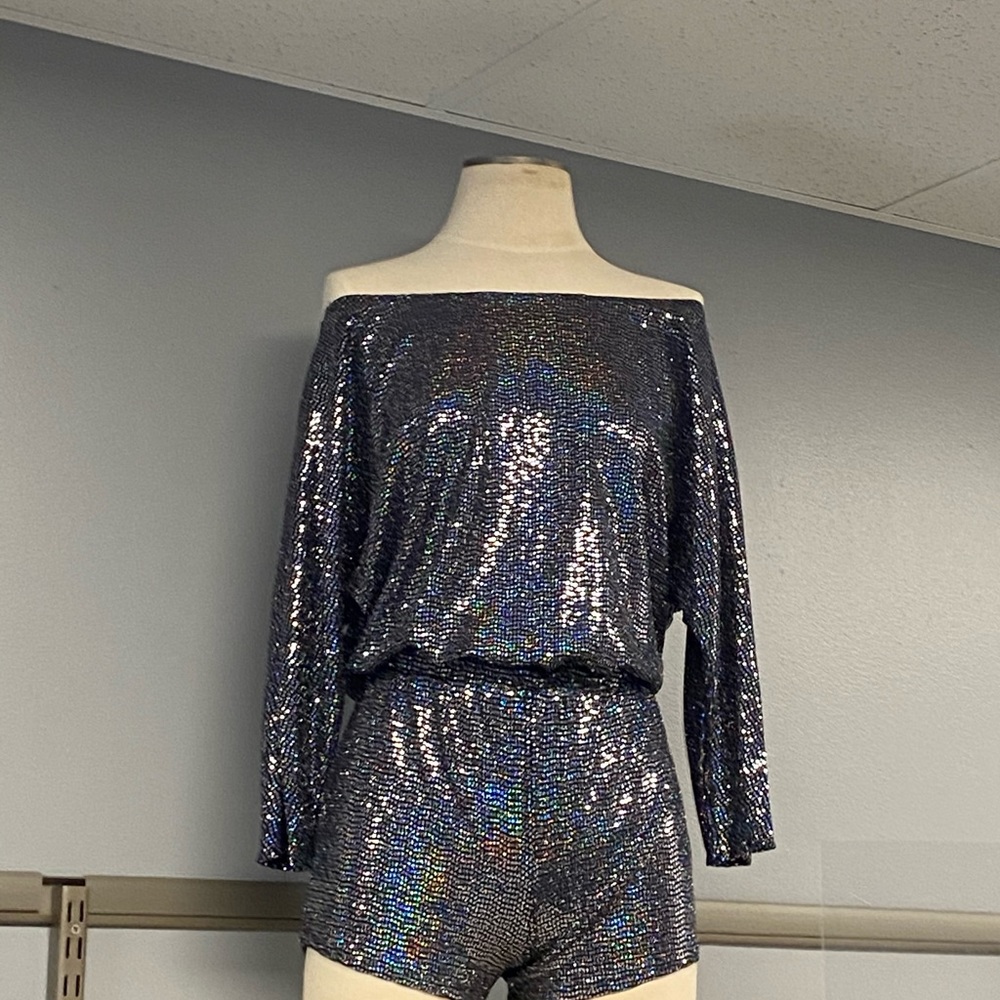 Women’s Sequin Short jumpsuit